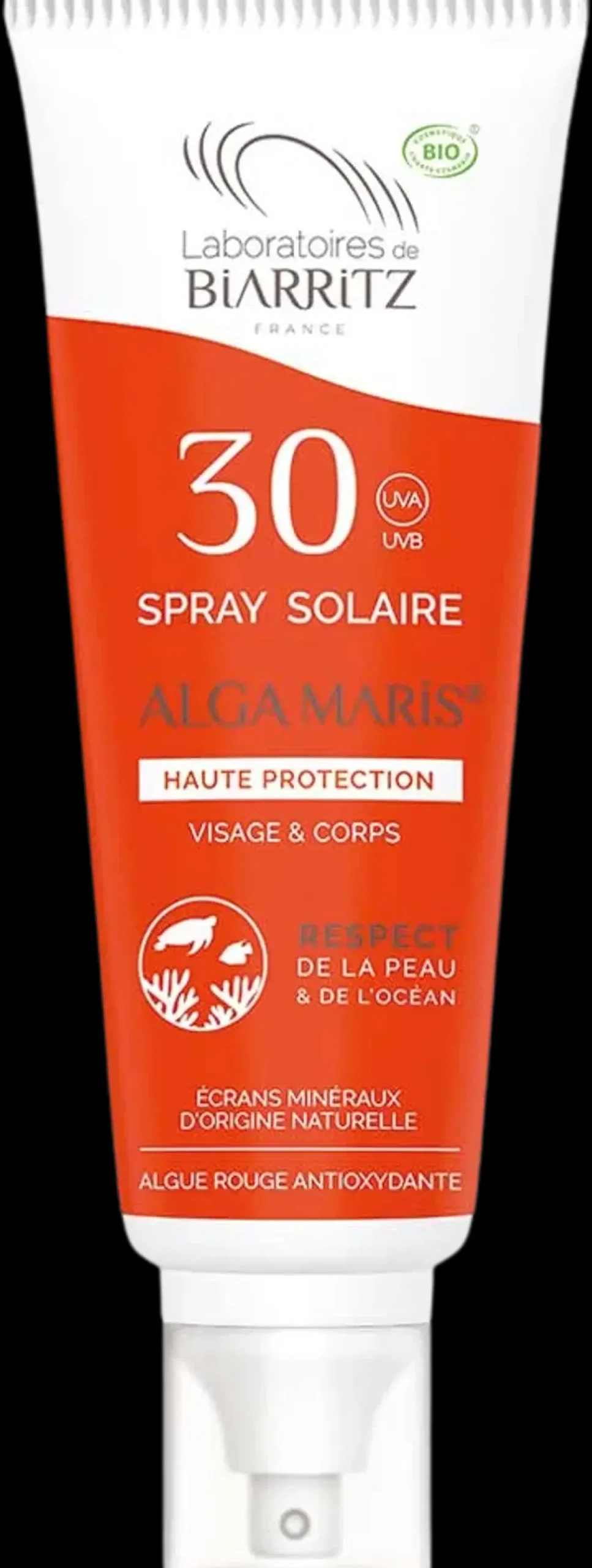 Laboratoires De Biarritz Ihonhoito|Aurinkotuotteet<Alga Maris Aurinkovoidespray SPF30 - 100 ml
