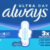 Always Kuukautiset Ja Intiimihygienia<10kpl Ultra Long Plus 3 siivekkeillä terveysside