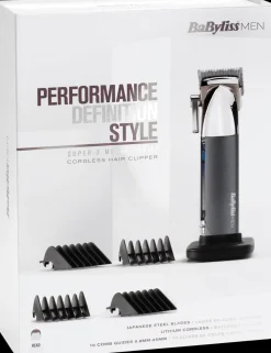 BaByliss Hiusten Muotoilulaitteet<hiustenleikkuukone Super X Metal Chrome