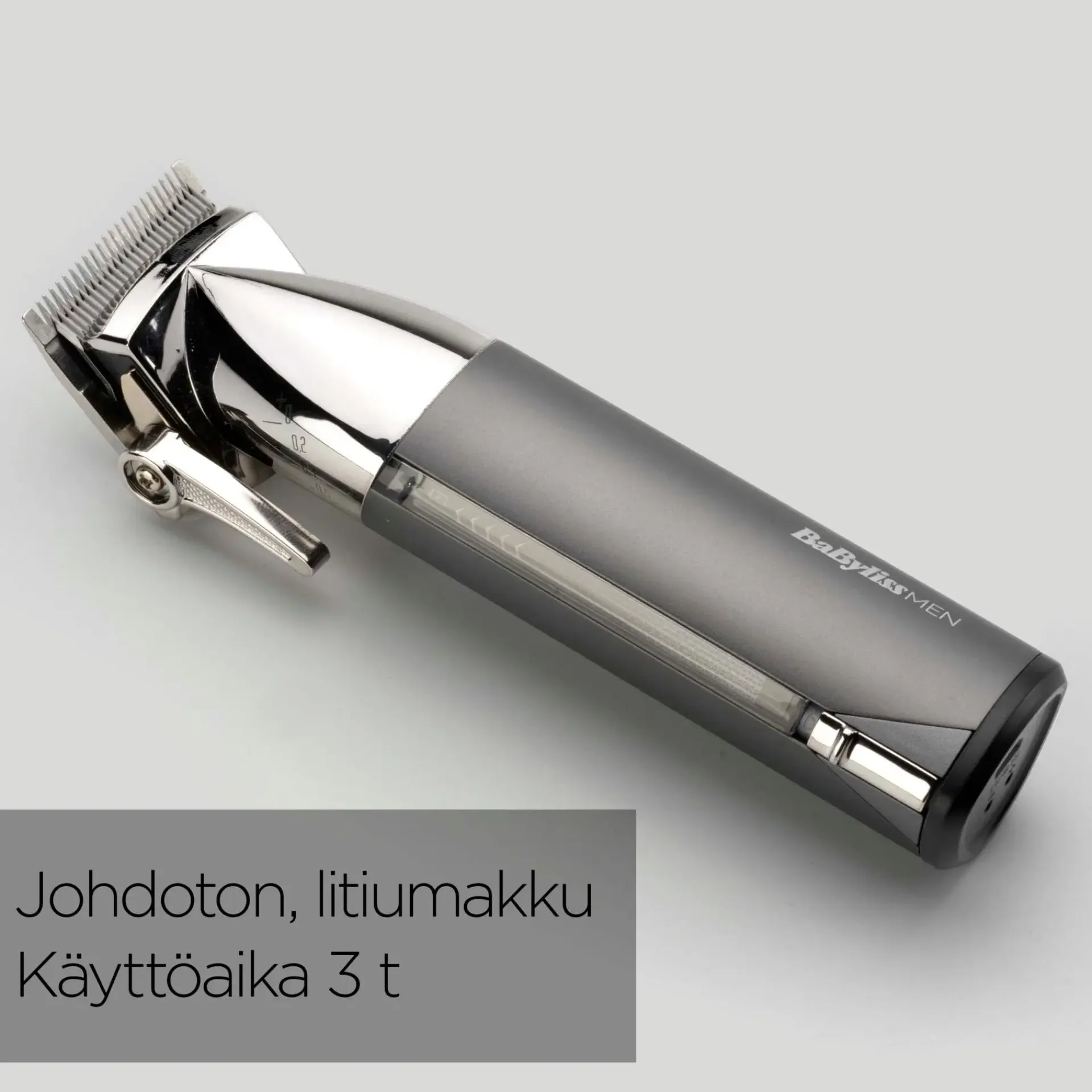 BaByliss Hiusten Muotoilulaitteet<hiustenleikkuukone Super X Metal Chrome