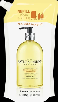 Baylis u0026 Harding Käsienhoito<Baylis & Harding Sweet Mandarin & Grapefruit käsisaippua täyttöpakkaus 1000ml