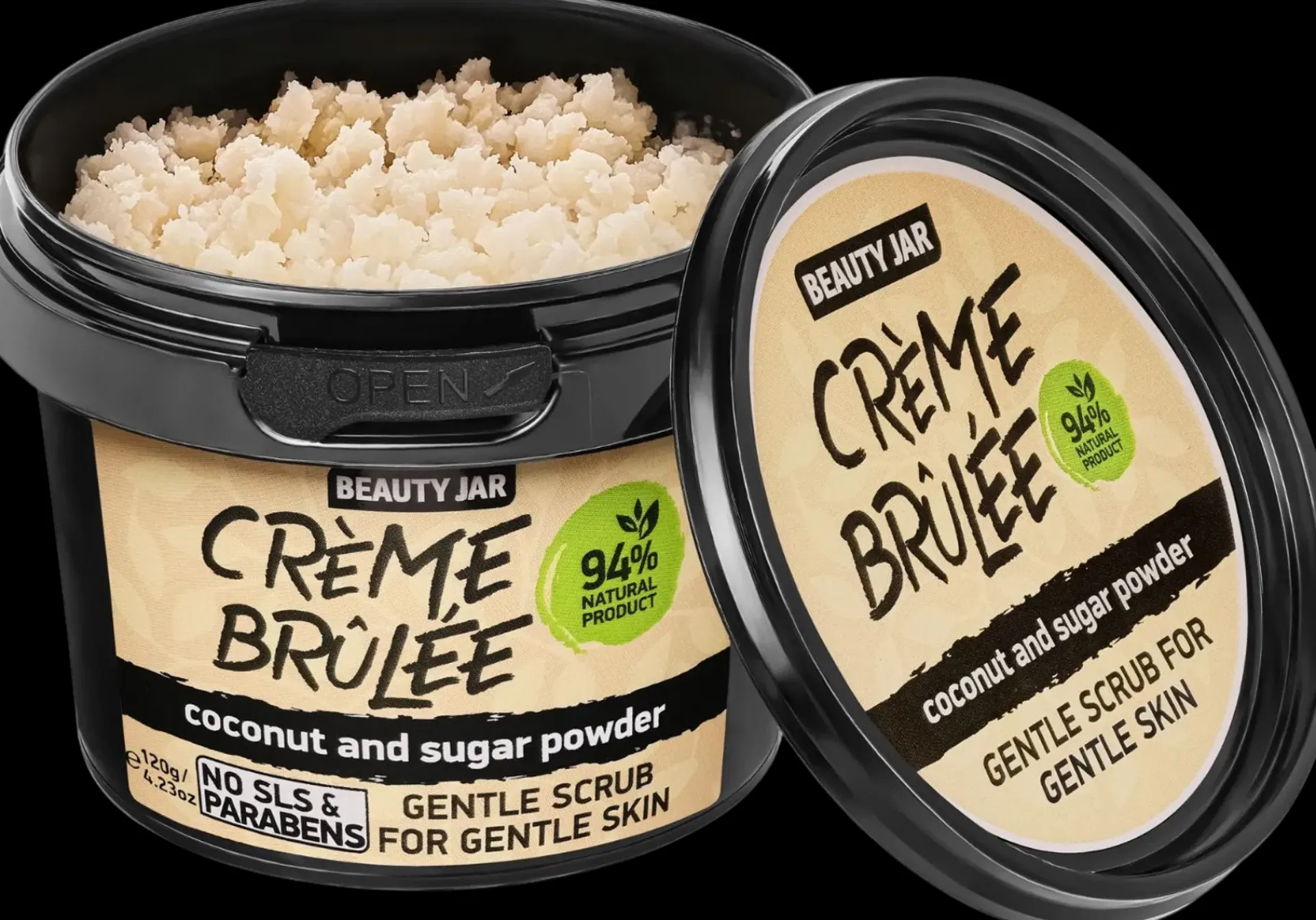 Beauty Jar Kasvojenhoito<Crème Brûlée Gentle Face Scrub kasvokuorinta 120 g
