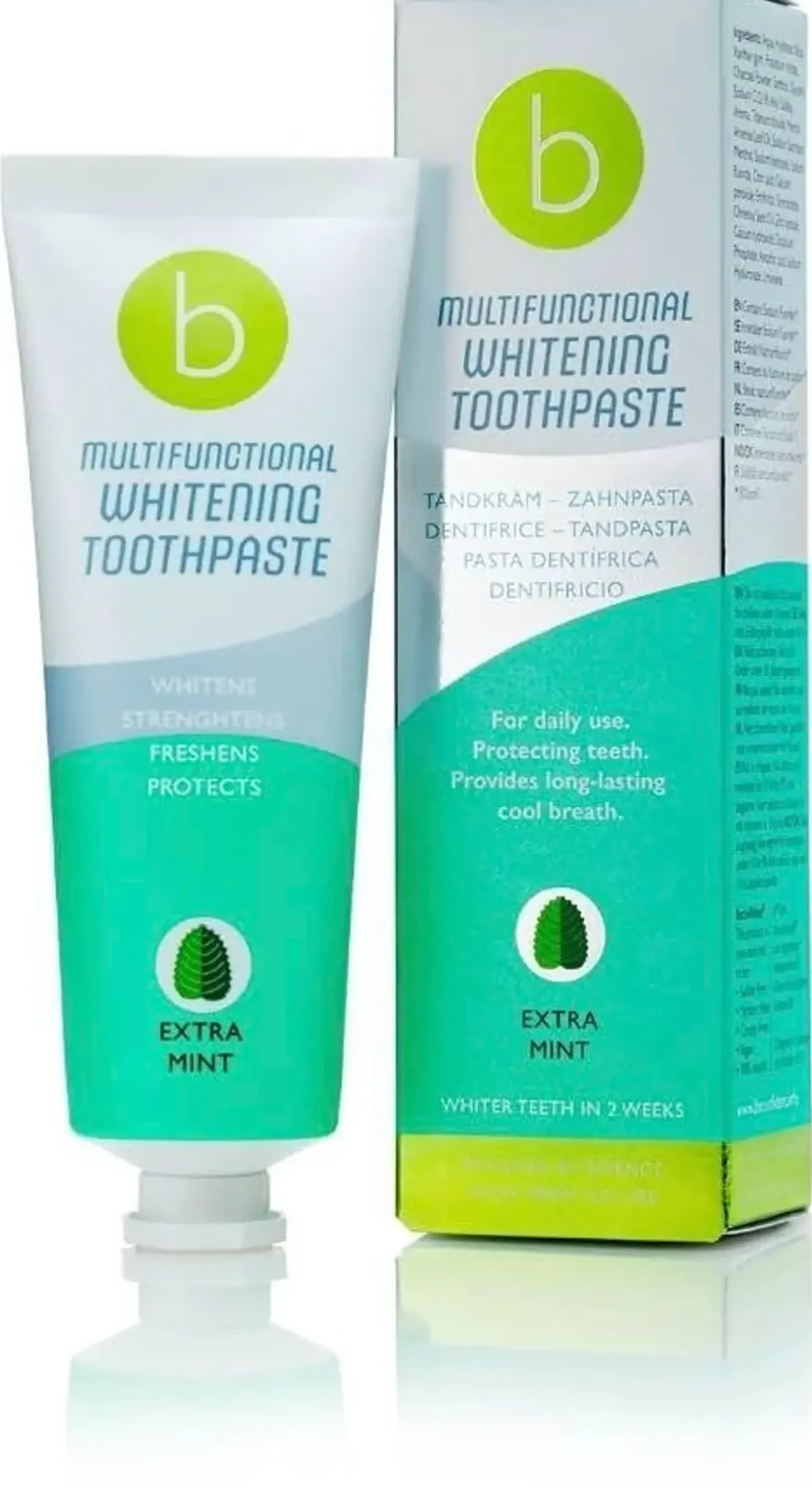 Beconfident Suuhygienia|Suuhygienia<hammastahna Extra Minttu 75ml