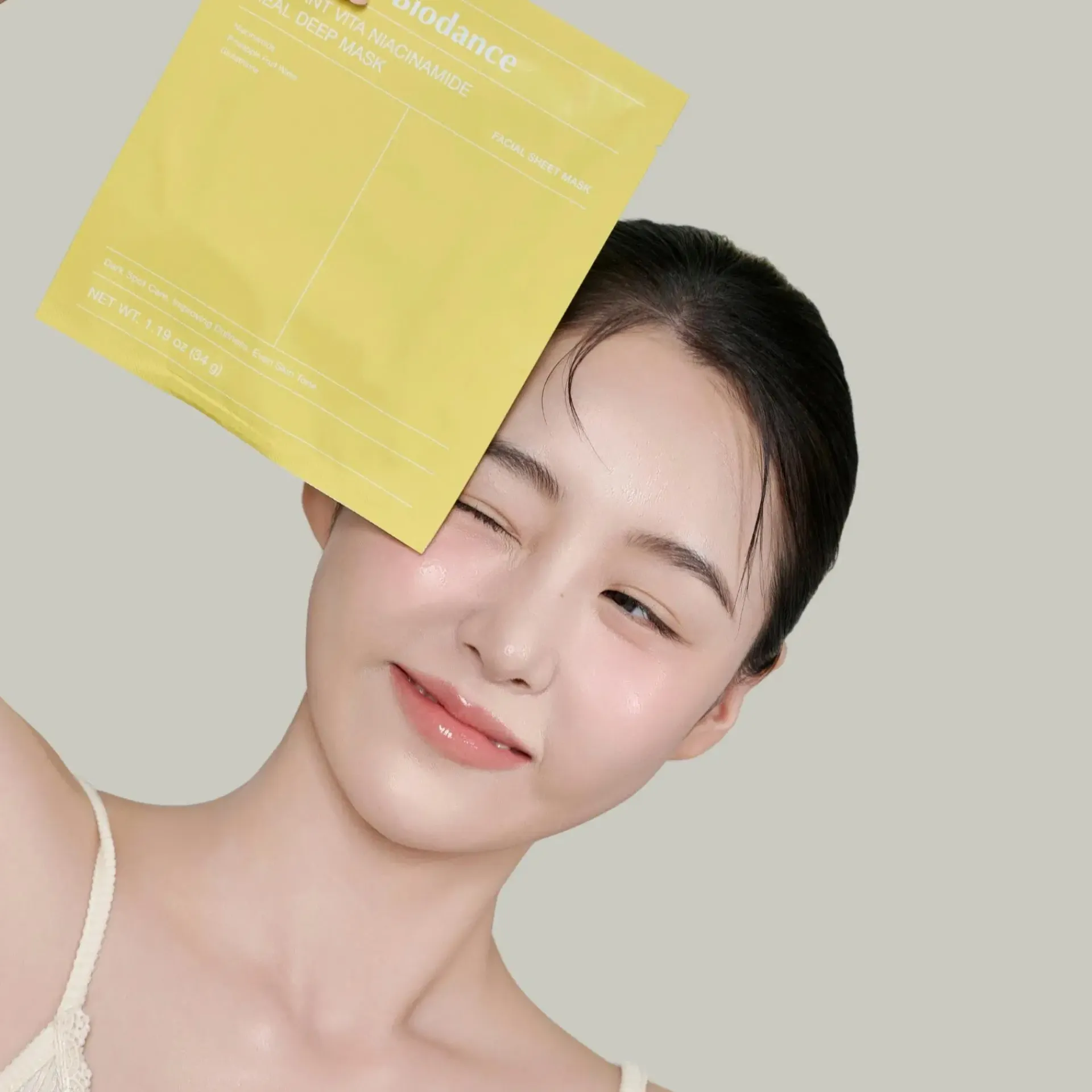 Biodance Korealainen Ihonhoito<Radiant Vita Niacinamide Real Deep Mask kasvonaamio