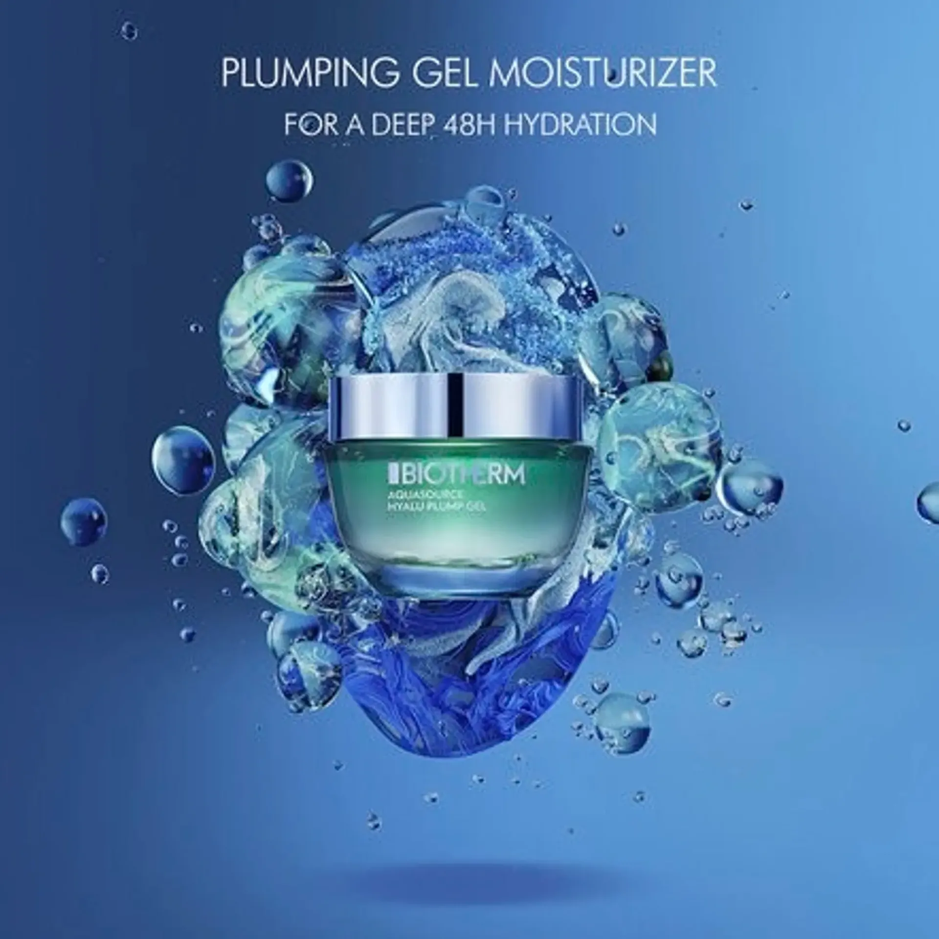Biotherm Kasvojenhoito<Aquasource Hyalu Plump Moisturizing Gel päivävoide 50 ml