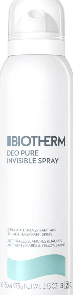 Biotherm Vartalonhoito<Deo Pure Invisible Spray antiperspirantti 150 ml
