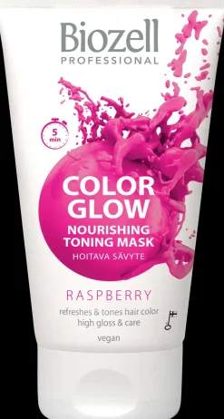 Biozell Hiusvärit<Color Glow Hoitava sävytenaamio Raspberry 150ml
