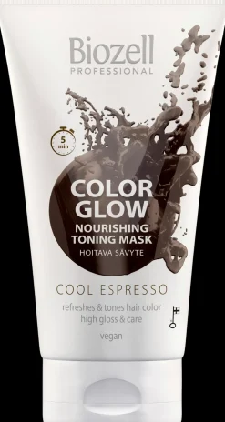 Biozell Hiusvärit<Color Glow Hoitava sävytenaamio Cool Espresso 150ml