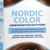 Biozell Hiusvärit<Professional Nordic Color ammoniakiton kestoväri Warm Chestnut 5.34 2x60ml