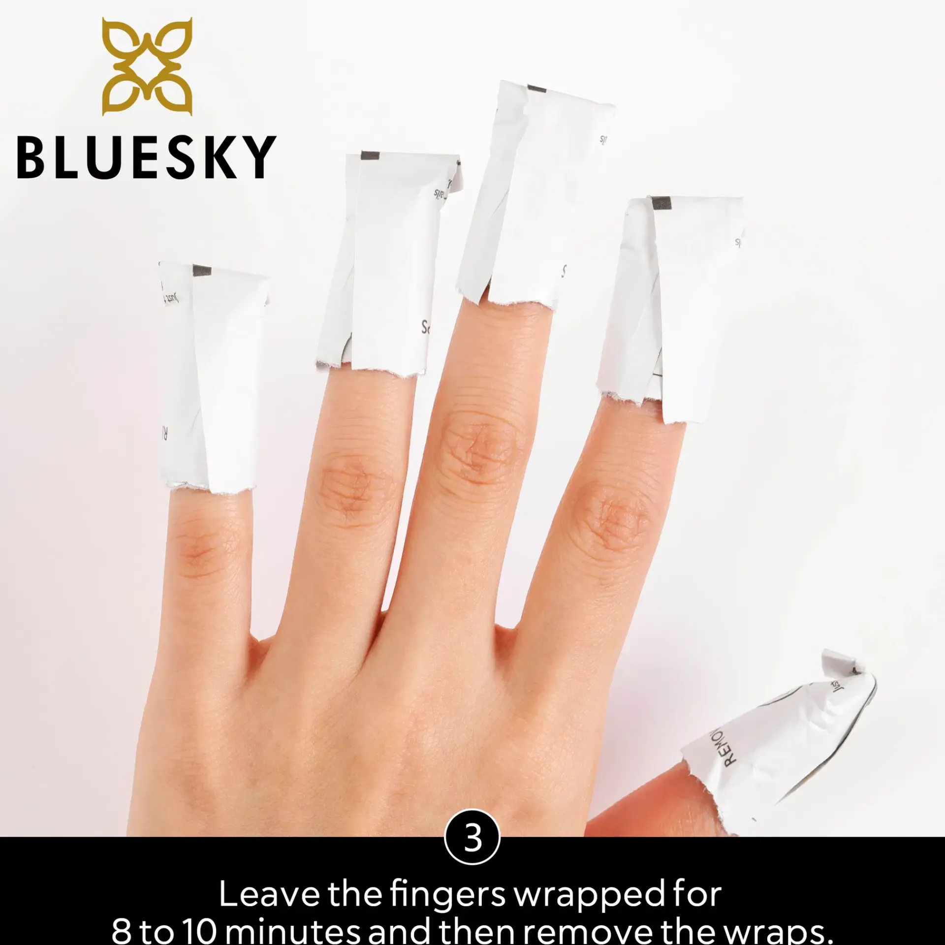 Bluesky Kynsimeikit Ja Kynsienhoito<Removal Wraps geelilakkauksen poistolaput 20 kpl