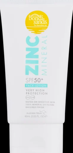Bondi Sands Aurinkotuotteet<SPF50+ Mineral Face Lotion aurinkosuojavoide kasvoille 60 ml