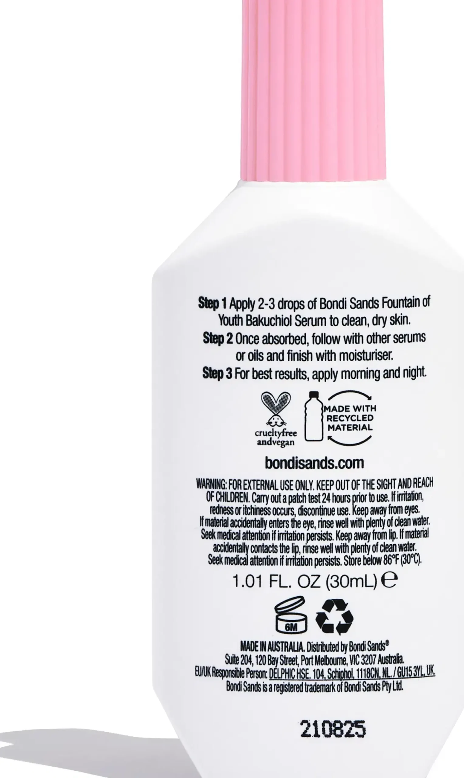 Bondi Sands Ihonhoidon Tehoaineet|Kasvojenhoito<Fountain of Youth treatment booster- Vitamin A -seerumi 30 ml