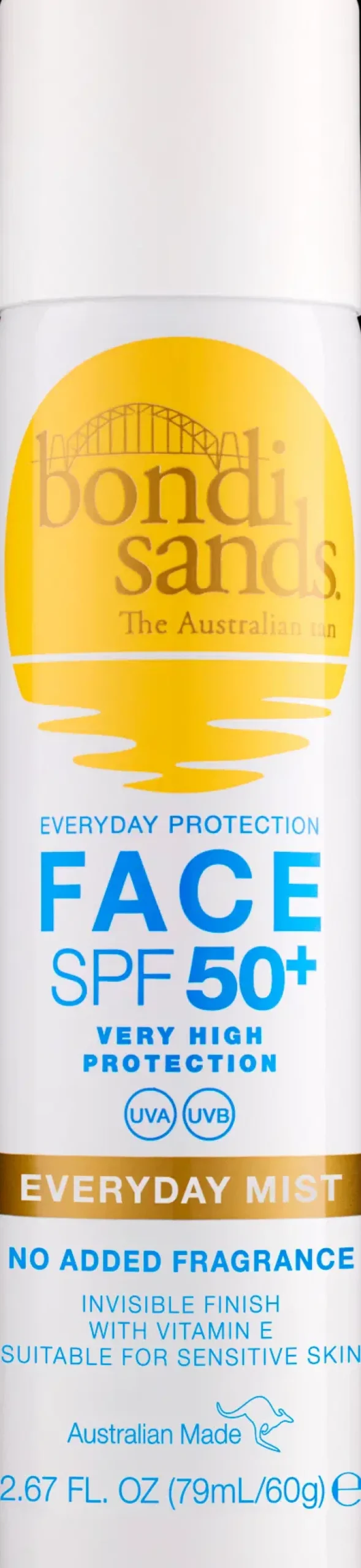 Bondi Sands Aurinkotuotteet<SPF50+ Everyday Face Mist aurinkosuojasuihke kasvoille 60 ml