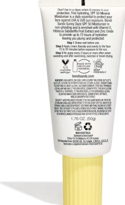 Bondi Sands Kasvojenhoito<Sunny Daze- SPF 50 for face -päivävoide suojakertoimella 50 ml