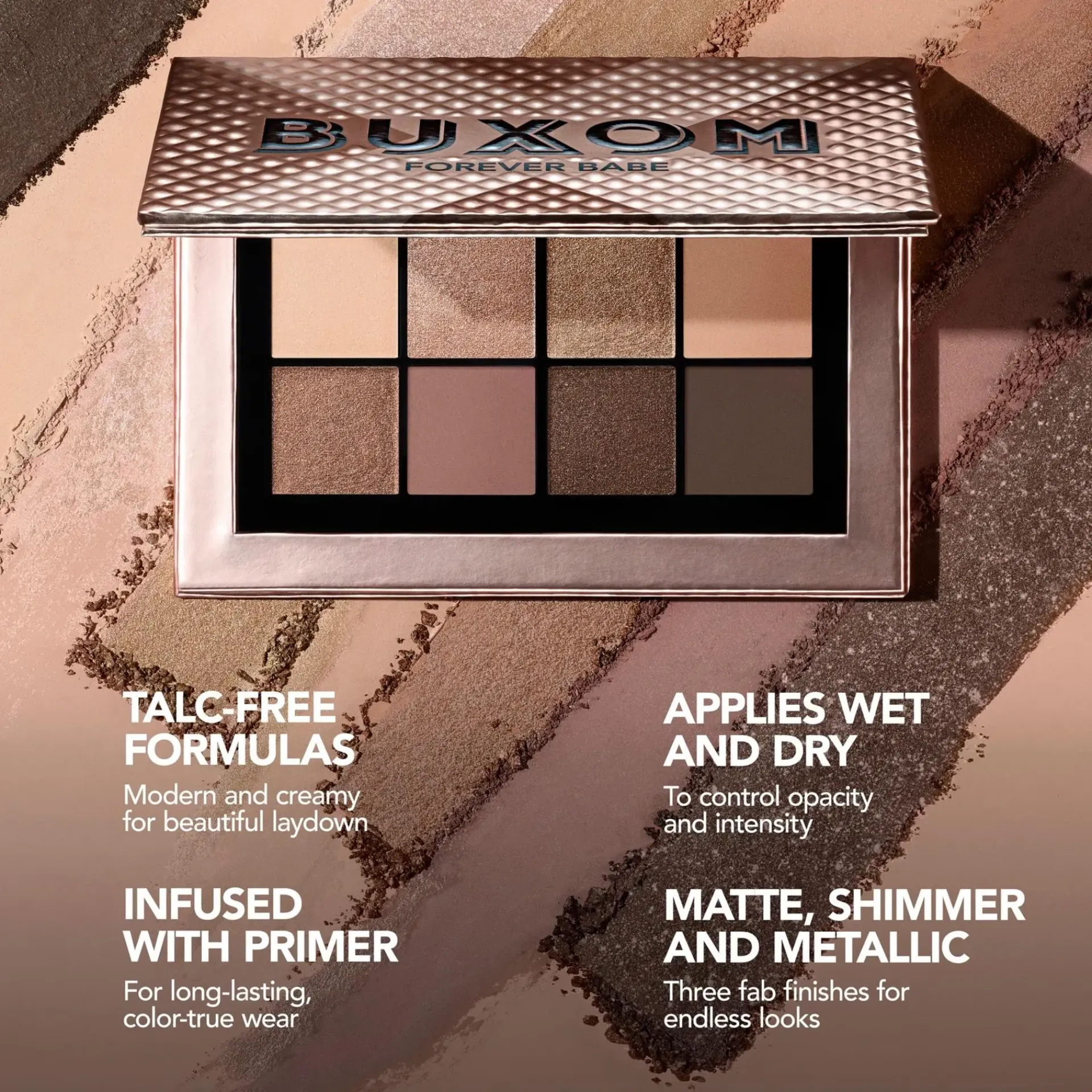 BUXOM Silmämeikit<Forever Babe Eyeshadow Palette Iconic Nudes meikkipaletti 8,1 g