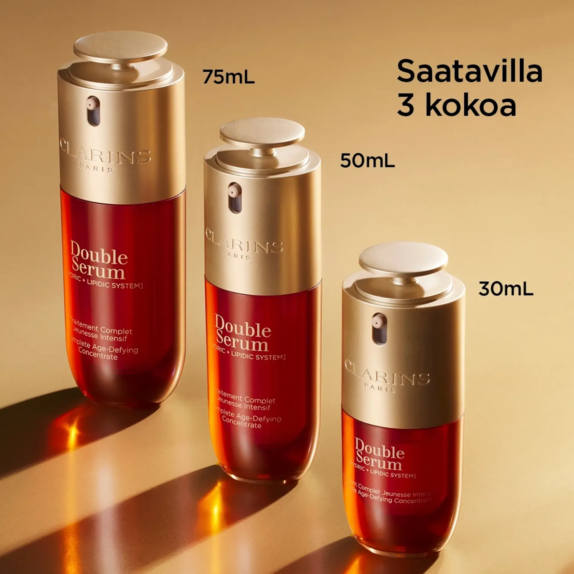 Clarins Kasvojenhoito<DOUBLE SERUM kaksiosainen seerumi 75 ml