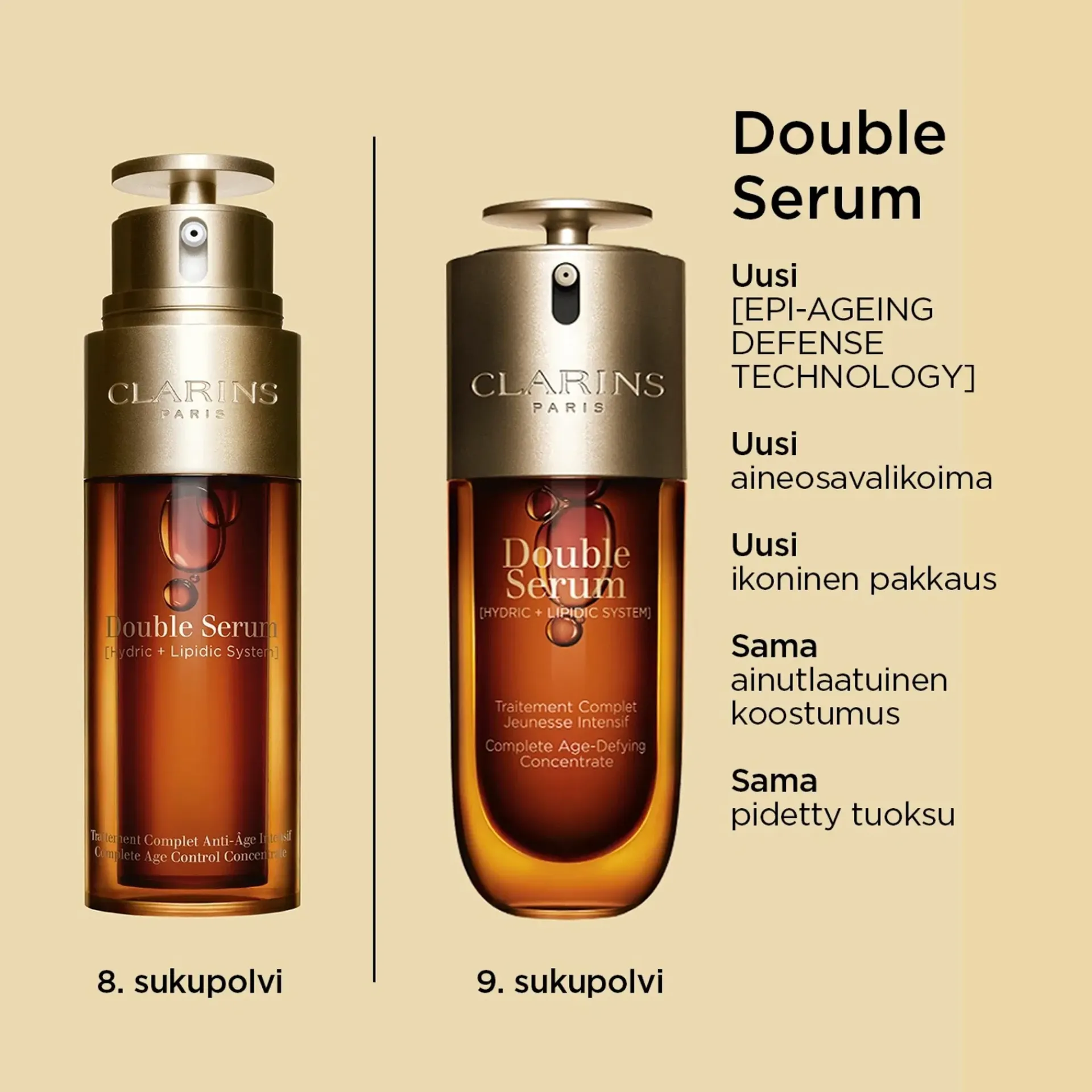 Clarins Kasvojenhoito<DOUBLE SERUM kaksiosainen seerumi 75 ml