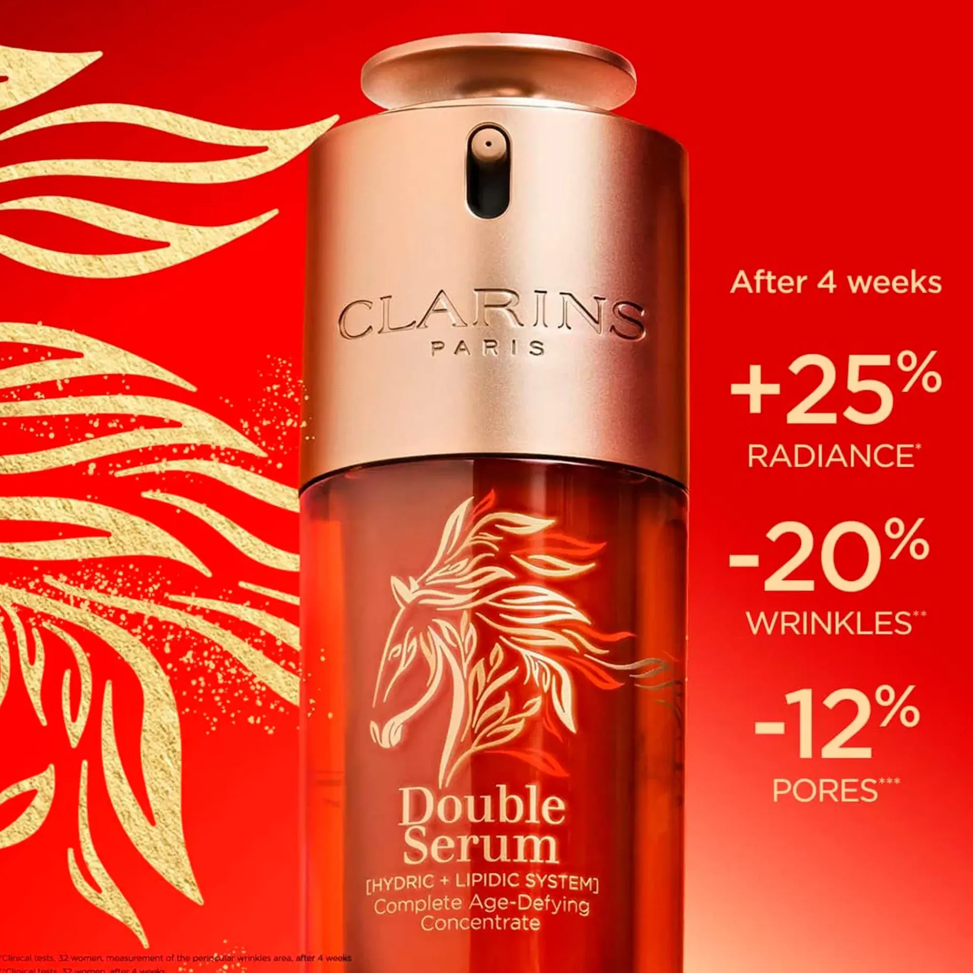 Clarins Kasvojenhoito<DOUBLE SERUM Chinese New Year seerumi 2026 75 ml