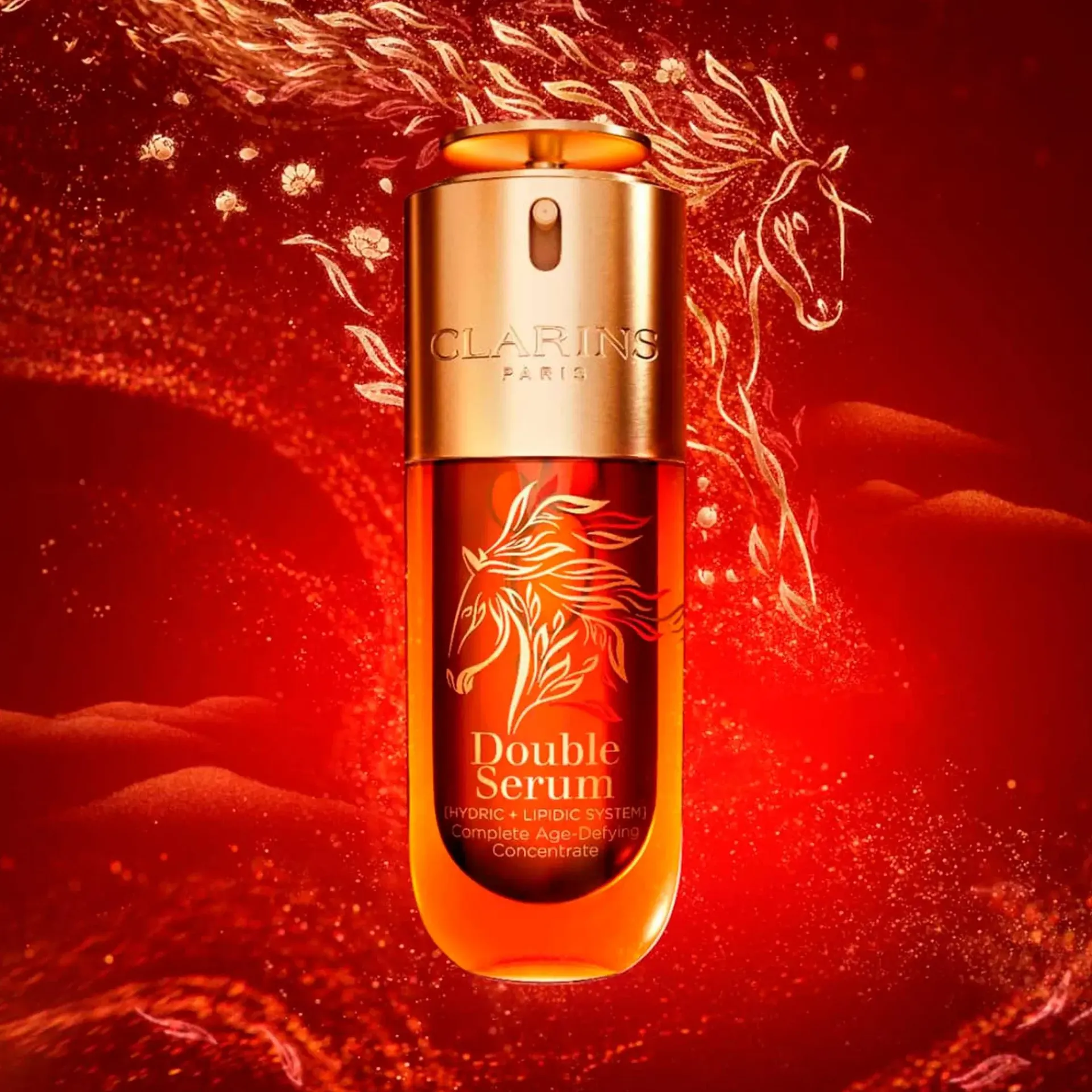 Clarins Kasvojenhoito<DOUBLE SERUM Chinese New Year seerumi 2026 75 ml