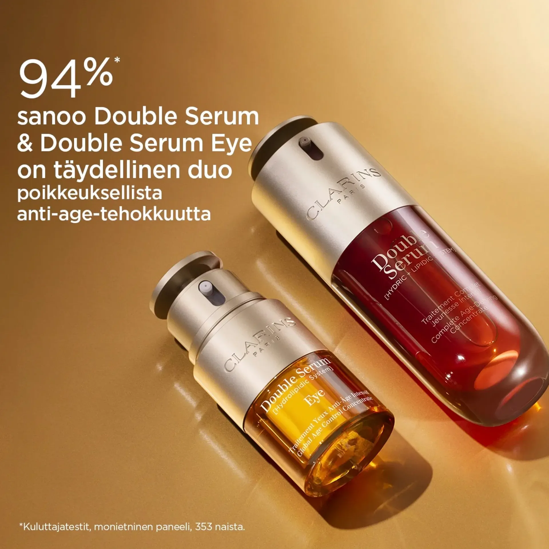 Clarins Kasvojenhoito<DOUBLE SERUM kaksiosainen seerumi 50 ml