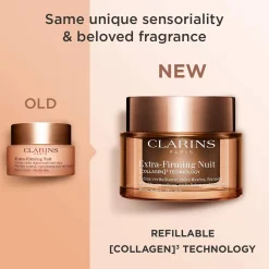 Clarins Kasvojenhoito<Extra-Firming Night cream dry skin refill yövoide täyttöpakkaus 50 ml