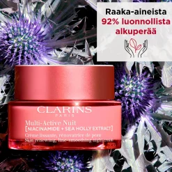 Clarins Kasvojenhoito<Multi-Active [NIACINAMIDE + SEA HOLLY EXTRACT] Night Cream yövoide 50 ml