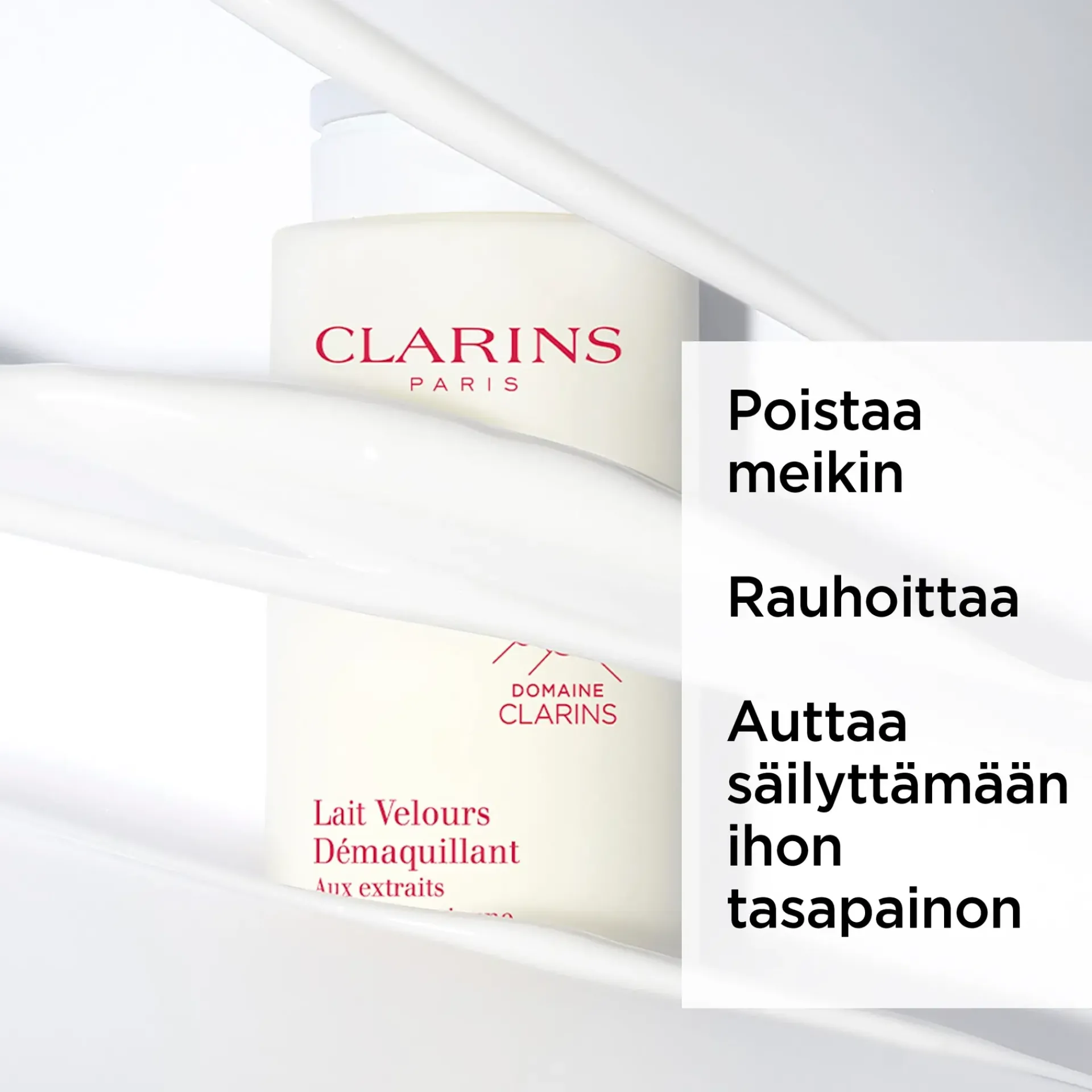 Clarins Kasvojenhoito<Velvet Cleansing Milk puhdistusemulsio täyttöpakkaus 400 ml