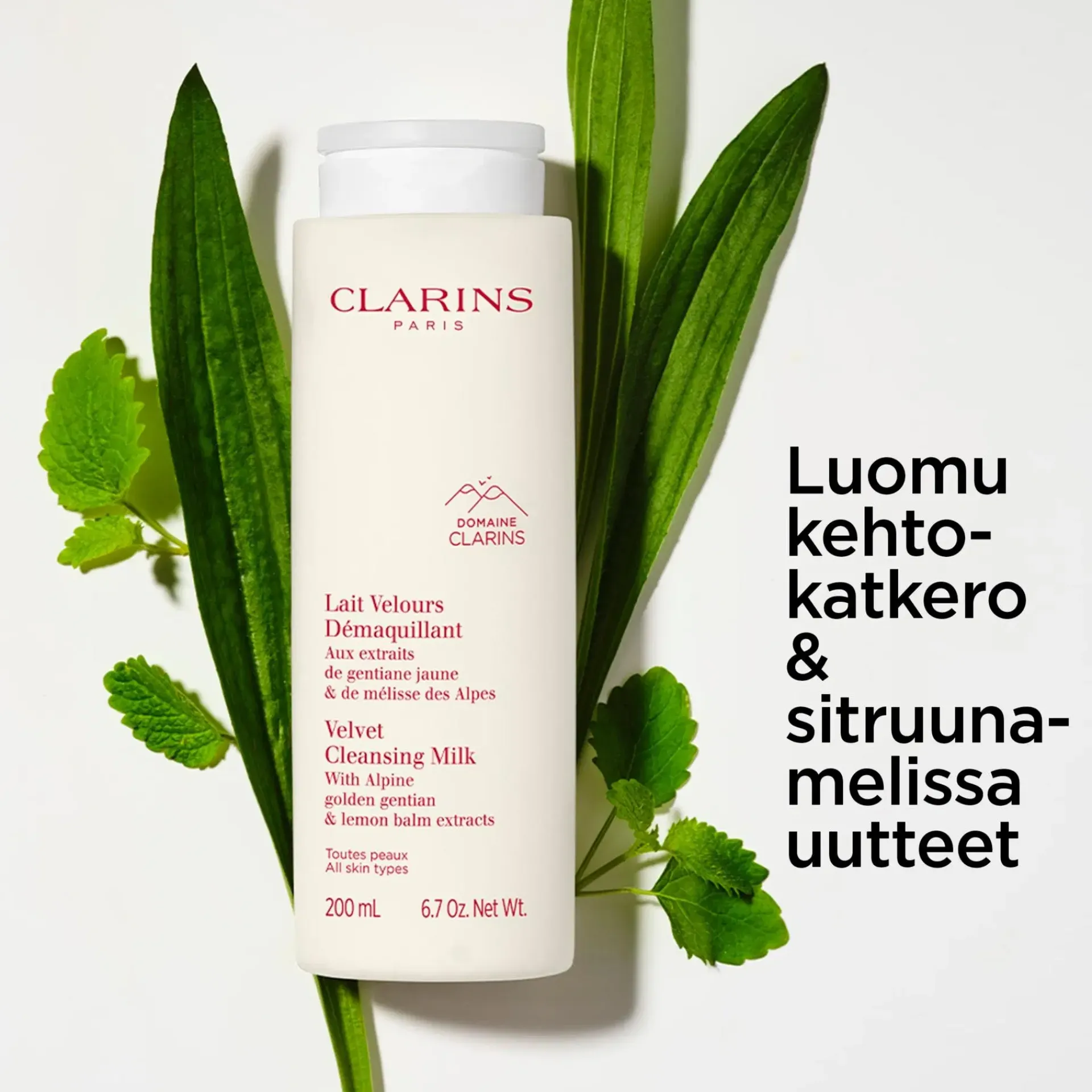 Clarins Kasvojenhoito<Velvet Cleansing Milk puhdistusemulsio täyttöpakkaus 400 ml