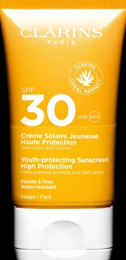 Clarins Aurinkotuotteet<Youth-protecting Sunscreen SPF 30 for face aurinkosuojavoide 50 ml