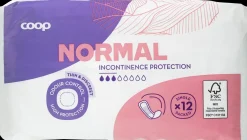 Coop Kuukautiset Ja Intiimihygienia<inkontinenssisuoja normal 12 kpl