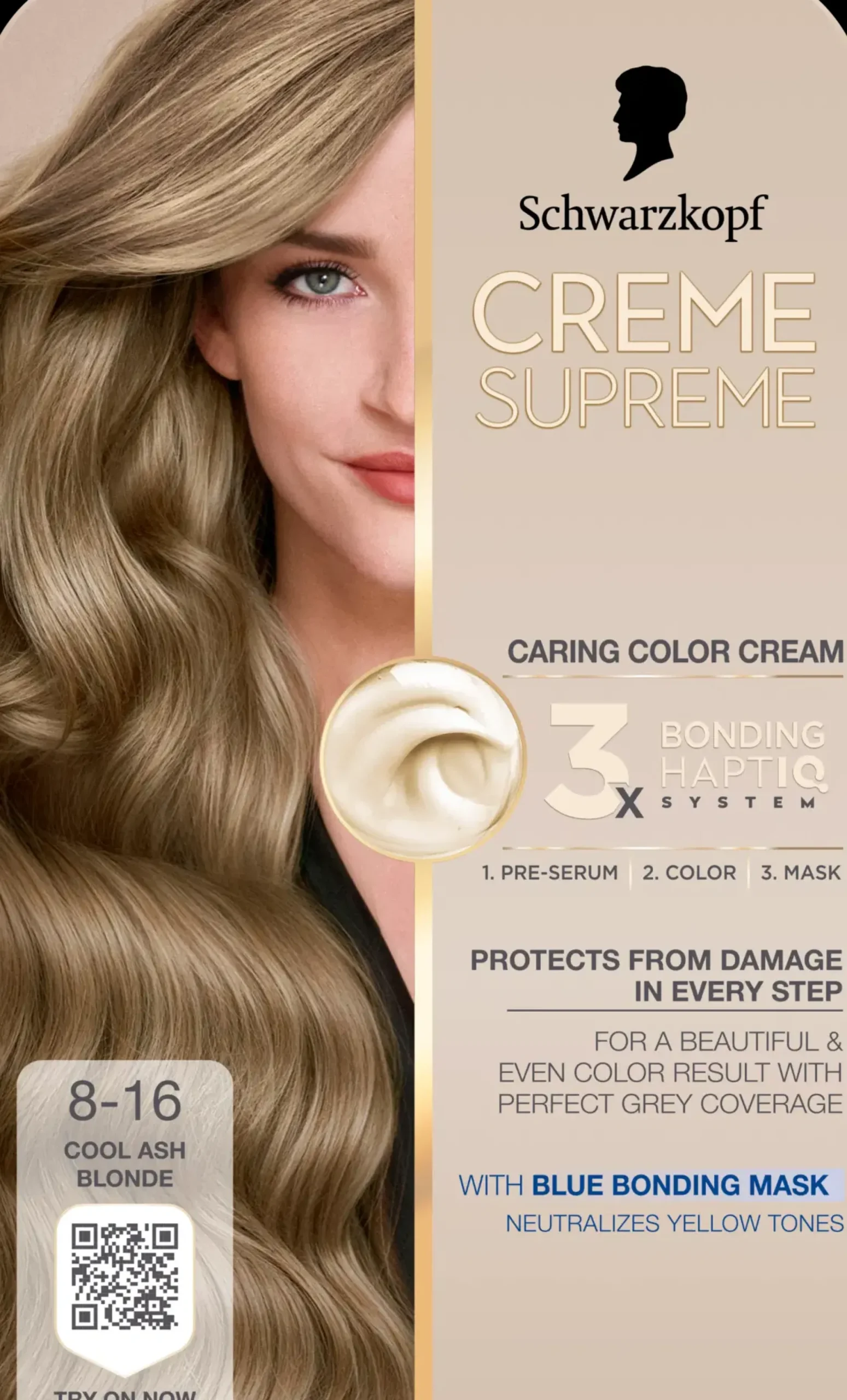 Creme Supreme Hiusvärit<8-16 Luonnollinen Tuhkanvaalea