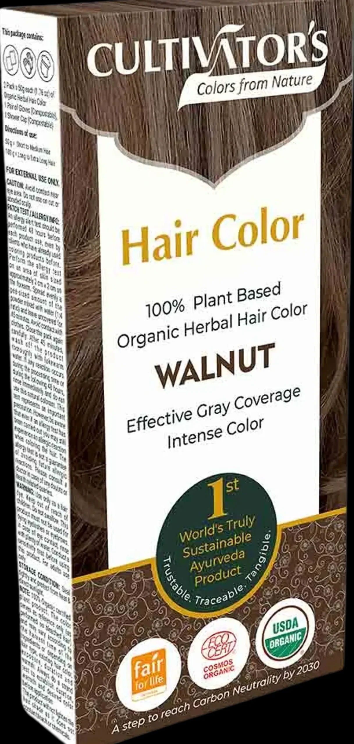 Cultivators Hiusvärit<Cultivator's Hair Color Kasviväri Walnut 100g