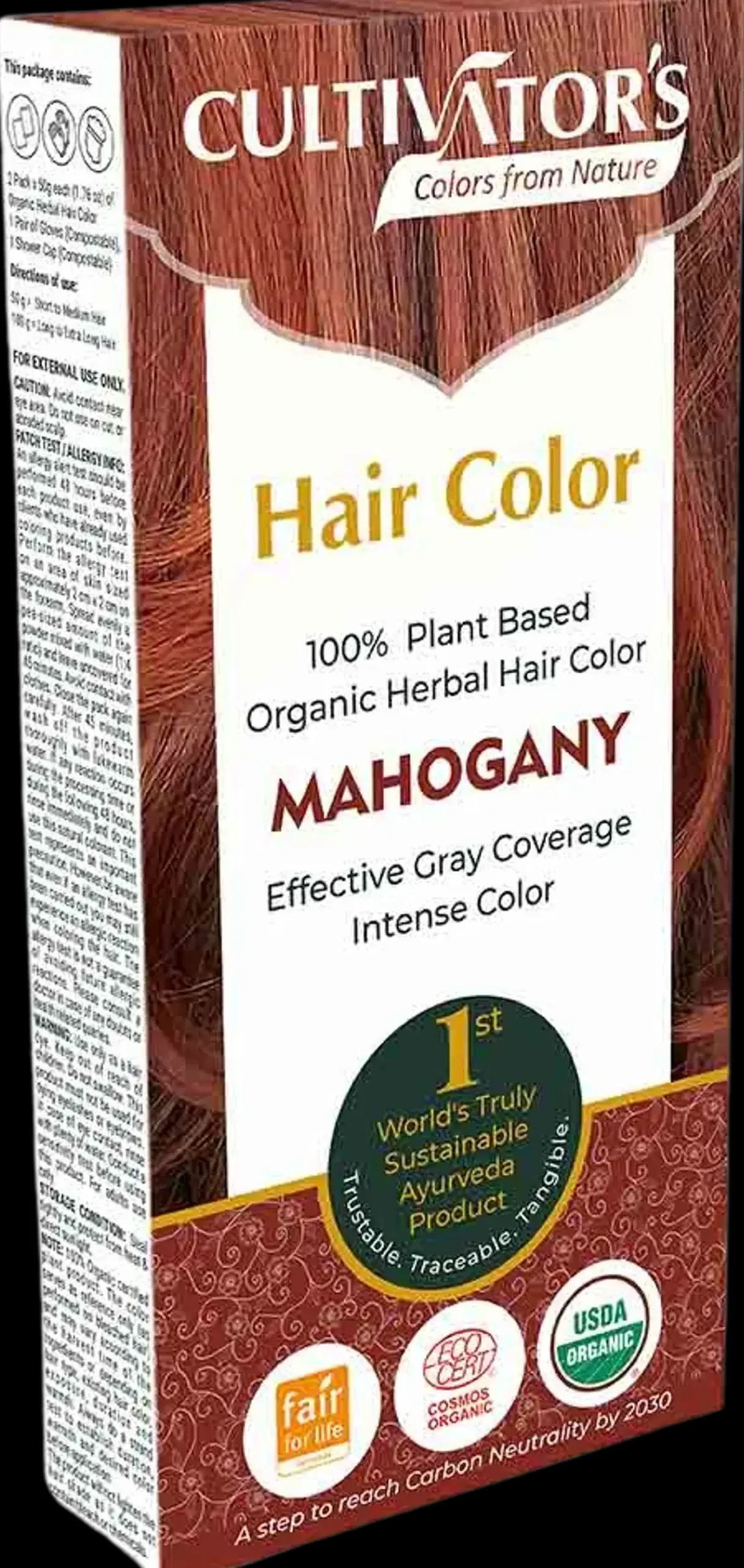 Cultivators Hiusvärit<Hair Color Kasviväri Mahogany 100g