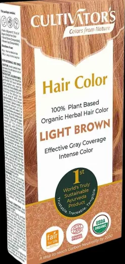 Cultivators Hiusvärit<Cultivator's Hair Color Kasviväri Light Brown 100g