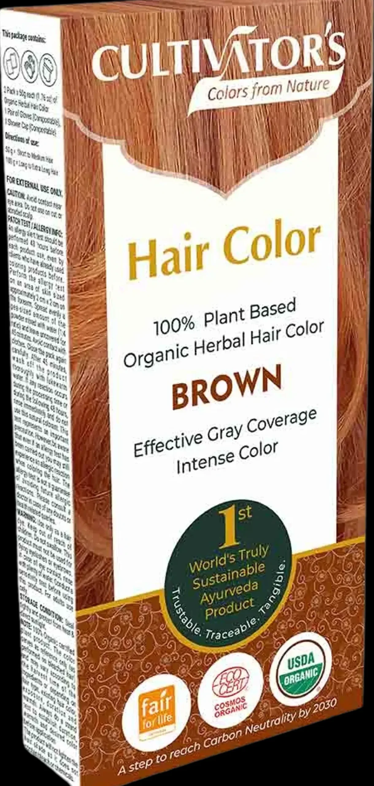 Cultivators Hiusvärit<Hair Color Kasviväri Brown 100g