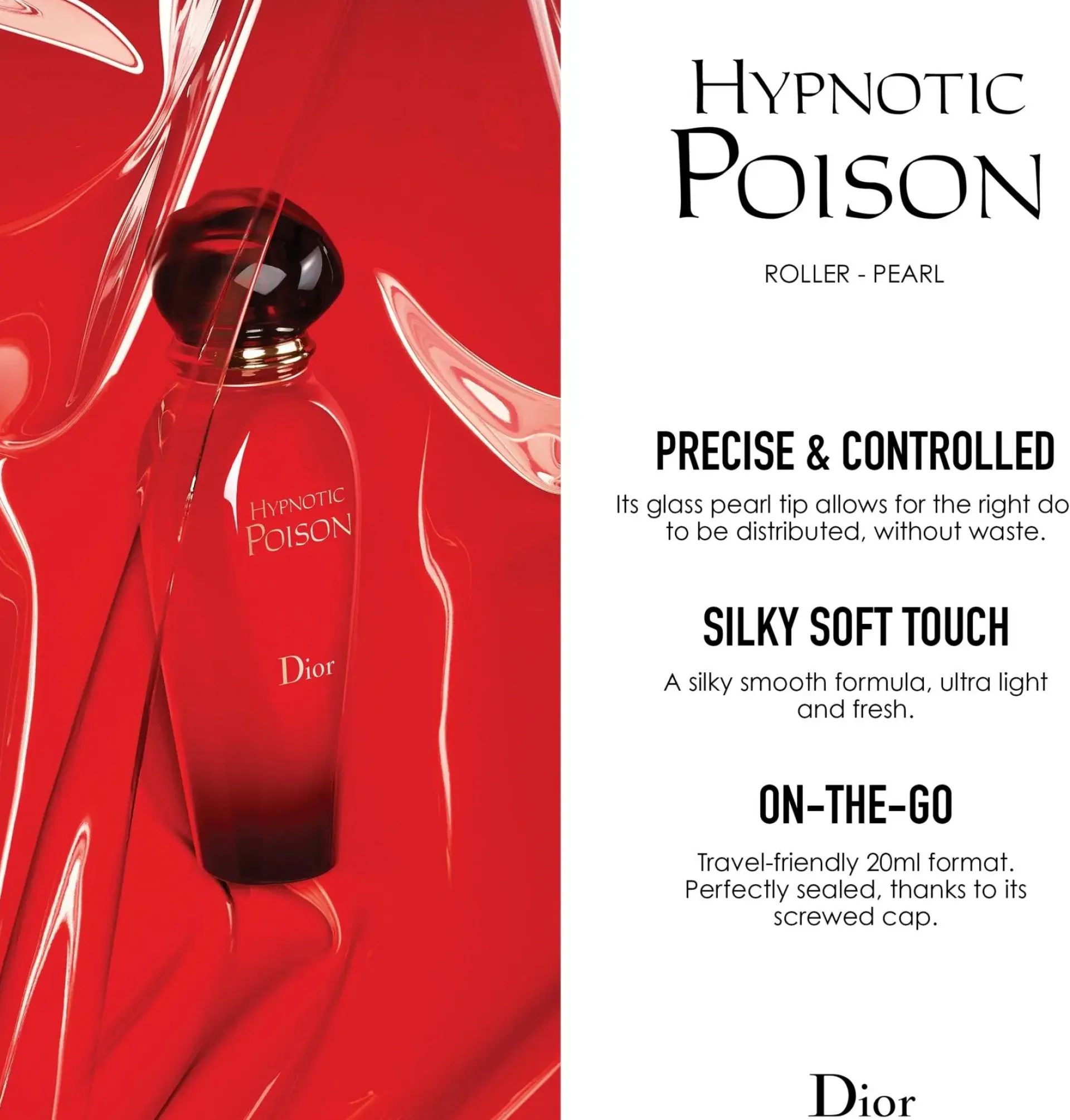 DIOR Hajuvedet<Hypnotic Poison Roller-Pearl EdT tuoksu 20 ml