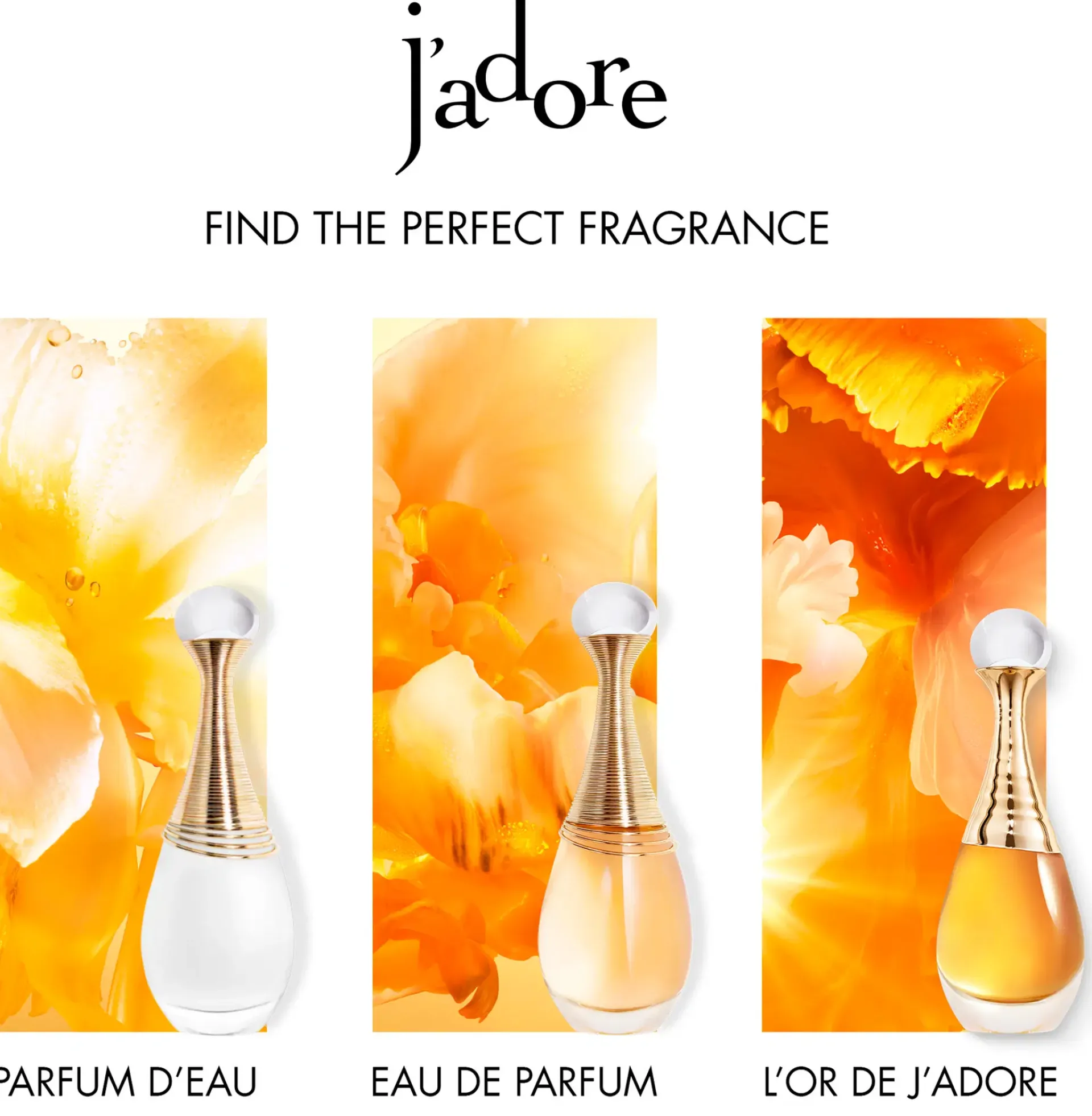 DIOR Hajuvedet<J’adore l’Or Fragrance with Floral Notes tuoksu 35 ml