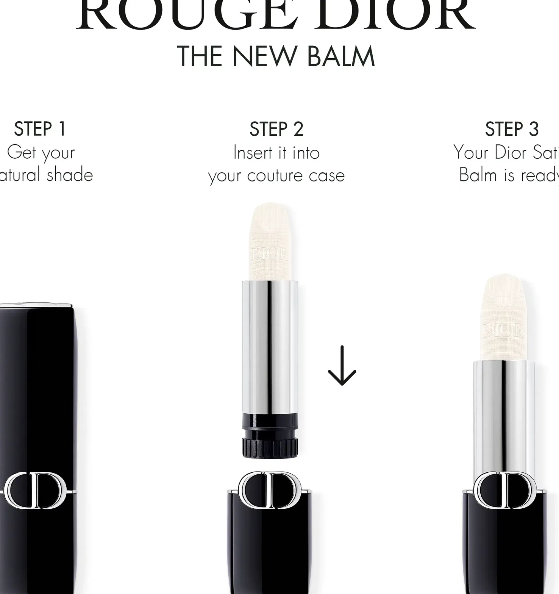 DIOR Kasvojenhoito<Rouge Balm Refill Universal Lip Balm Refill huulivoiteen täyttöpakkaus 3,2 g 000 DIORNATURAL
