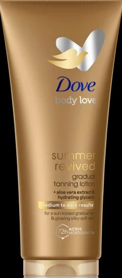 Dove Aurinkotuotteet|Kylmägeelit Ja Hoitosalvat<Summer Revived Medium to Dark Itseruskettava luonnollinen hehku 200 ml