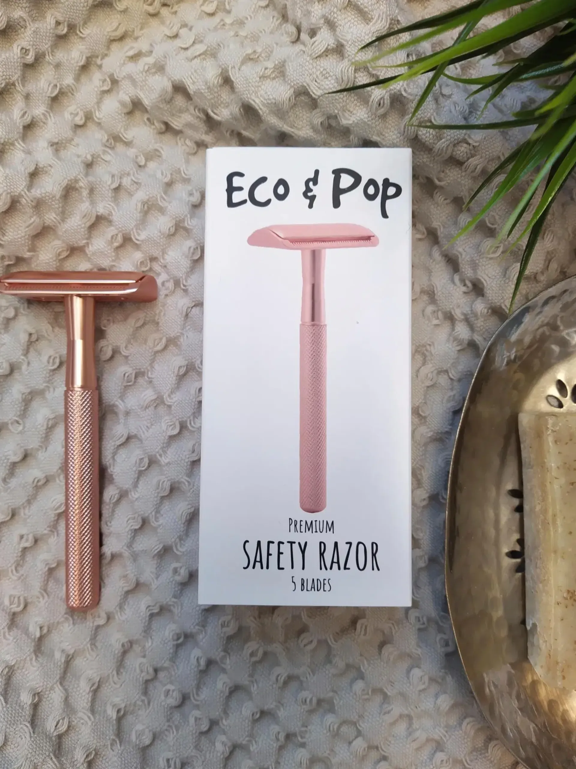 Eco u0026 Pop Karvanpoisto<Eco & Pop Premium kestoshaver ruusukulta metalli