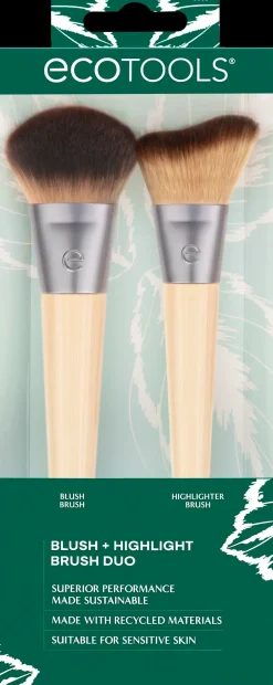 EcoTools Meikkisiveltimet Ja -Välineet<Blush & Highlight Duo meikkisivellinsetti