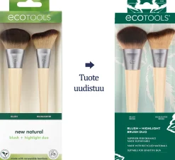 EcoTools Meikkisiveltimet Ja -Välineet<Blush & Highlight Duo meikkisivellinsetti