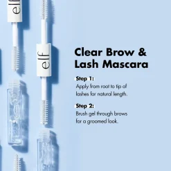 e.l.f. Silmämeikit<Brow & Lash Mascara kulma- ja ripsigeeli 2,5 ml Clear