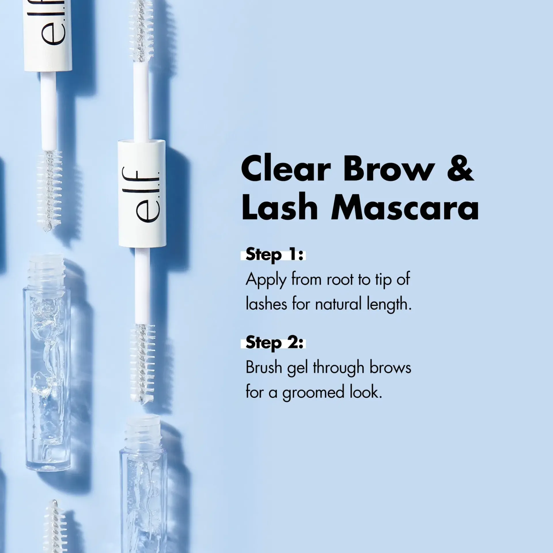 e.l.f. Silmämeikit<Brow & Lash Mascara kulma- ja ripsigeeli 2,5 ml Clear