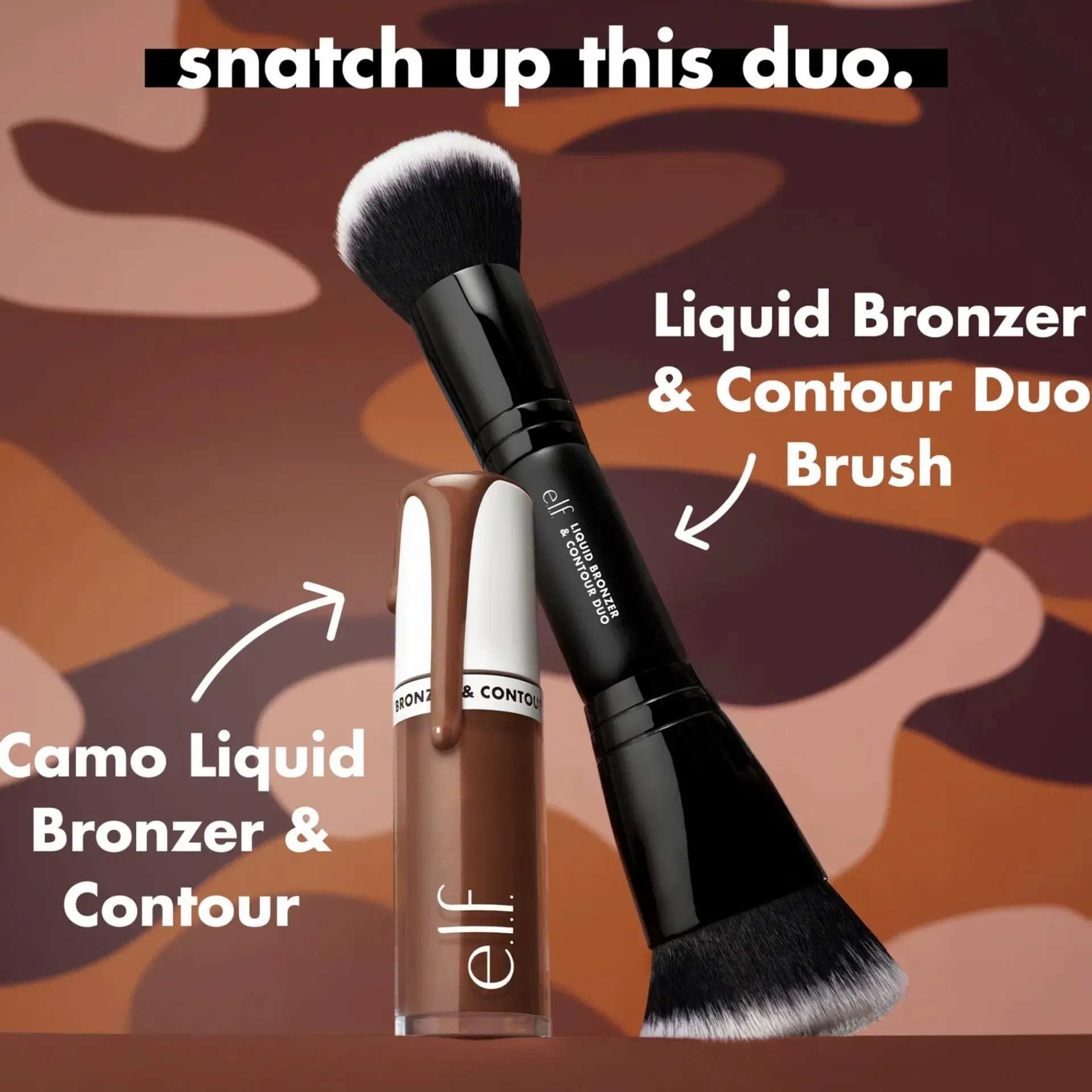 e.l.f. Kasvomeikit<Camo Liquid Bronzer & Contour nestemäinen aurinkopuuteri 4 ml