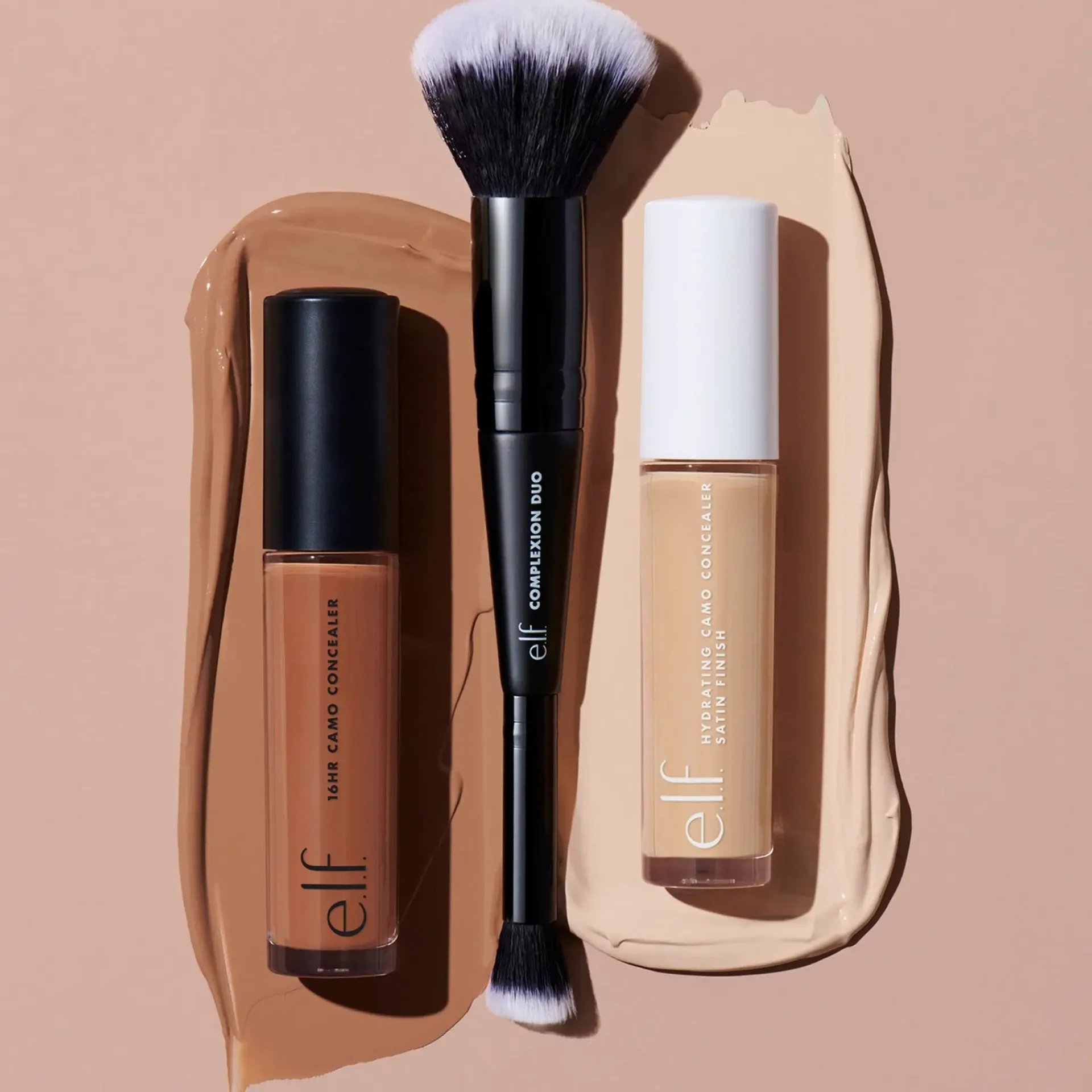 e.l.f. Meikkisiveltimet Ja -Välineet<cosmetics Complexion Duo Brush meikkisivellin