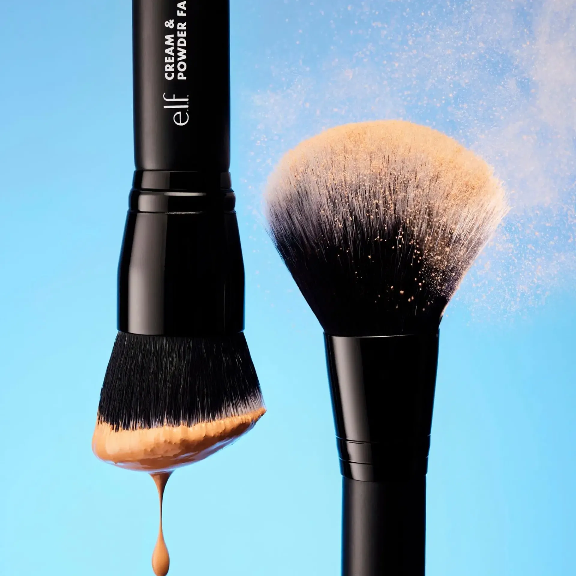 e.l.f. Meikkisiveltimet Ja -Välineet<cosmetics Cream & Powder Face Brush meikkisivellin