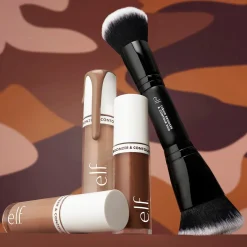 e.l.f. Meikkisiveltimet Ja -Välineet<cosmetics Liquid Bronzer & Contour Duo Brush sivellin