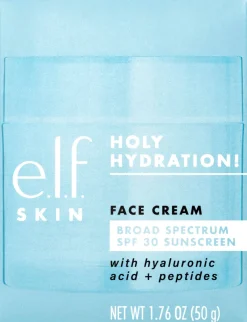 e.l.f. Kasvojenhoito<e.l.f cosmetics SKIN Holy Hydration! Face cream broad spectrum SPF 30 sunscreen päivävoide 50 g