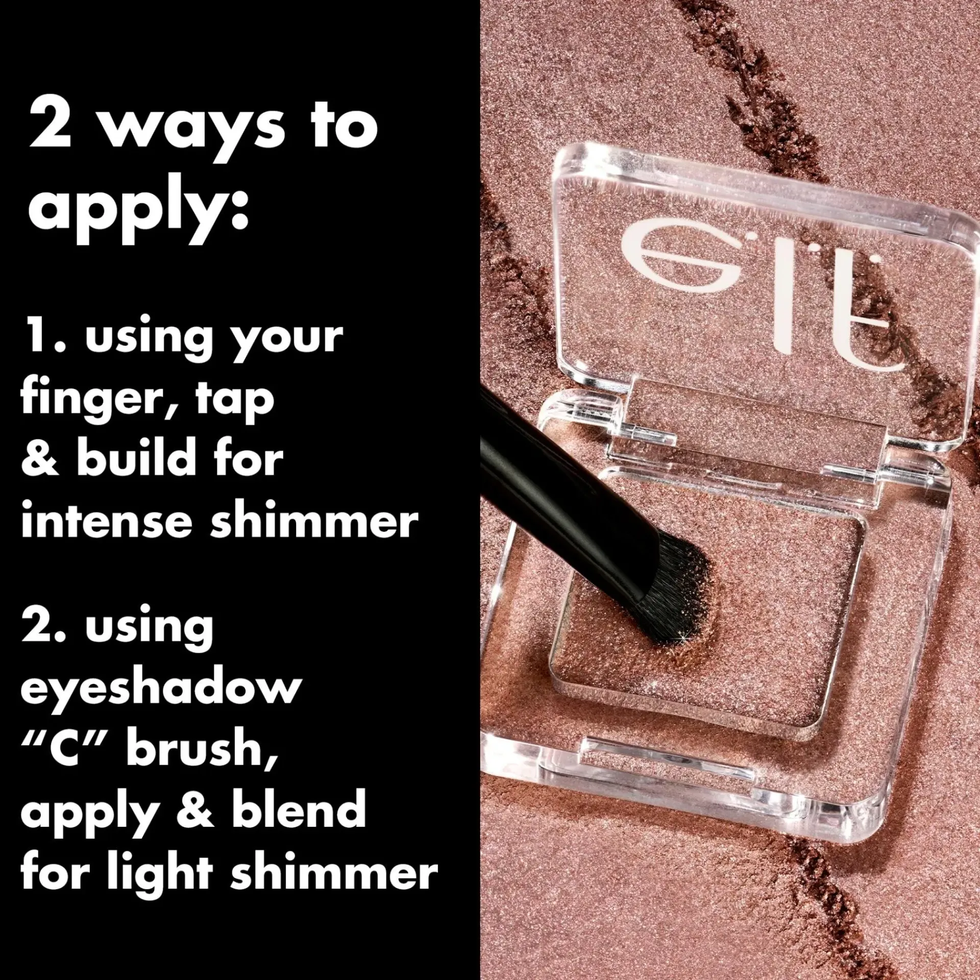e.l.f. Silmämeikit<Fine as Fleck Glitter Eyeshadow luomiväri 1,8 g